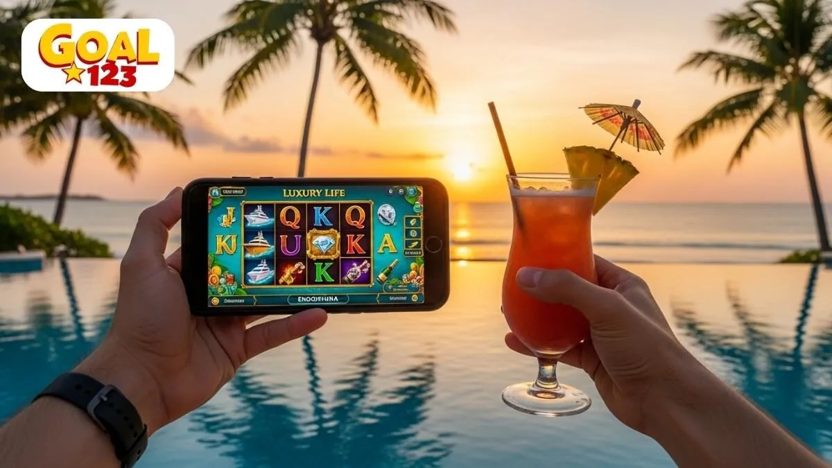 Giải trí đỉnh cao trong tầm tay. Dù bạn đang thư giãn bên hồ bơi hay trên chuyên cơ riêng, 'Luxury Life' và Goal123 luôn đồng hành cùng bạn trên con đường chinh phục cuộc sống thượng lưu